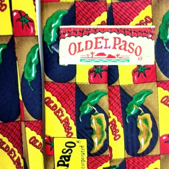 Vintage Old El Paso Hot Sauce novelty necktie - Picture 4 of 4